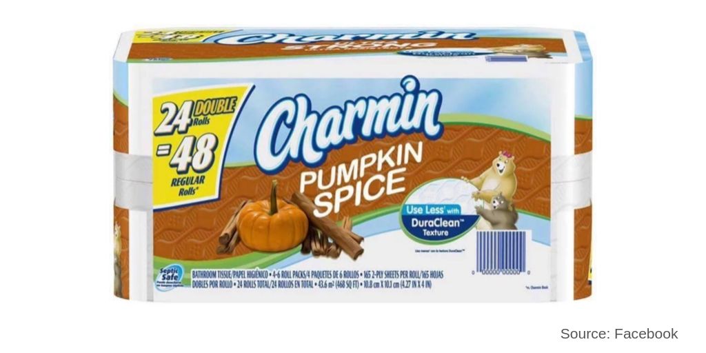 Pumpkin spice toilet paper