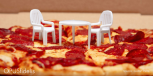 pizza patio set