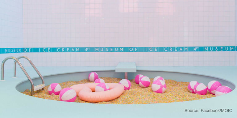 Museum of Ice Cream sprinkle pool