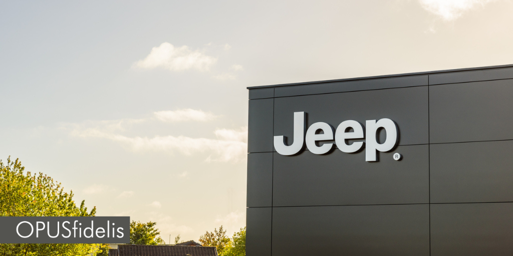 Jeep dealership exterior.