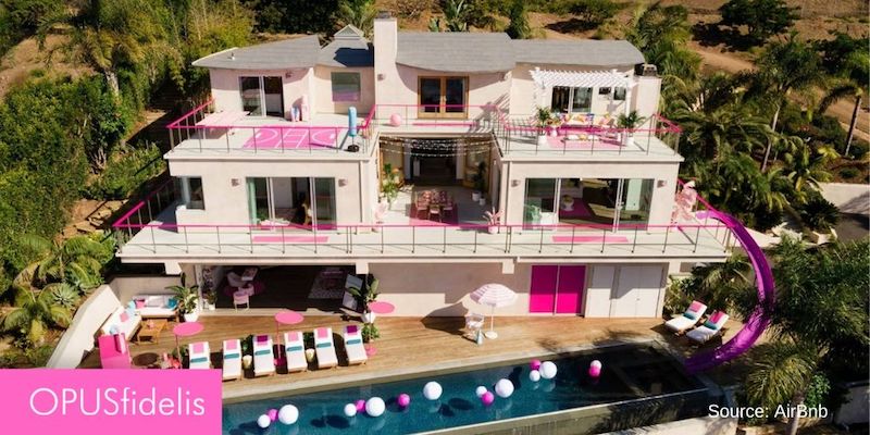 Barbie dream house