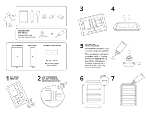 gingerbread furniture instructions